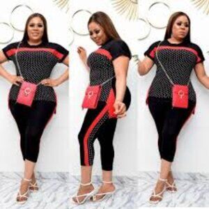 2 Piece Plus Size Set